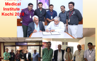 Amrita Institute of Medical Sciences, Kochi – MoU signing at Kerala.